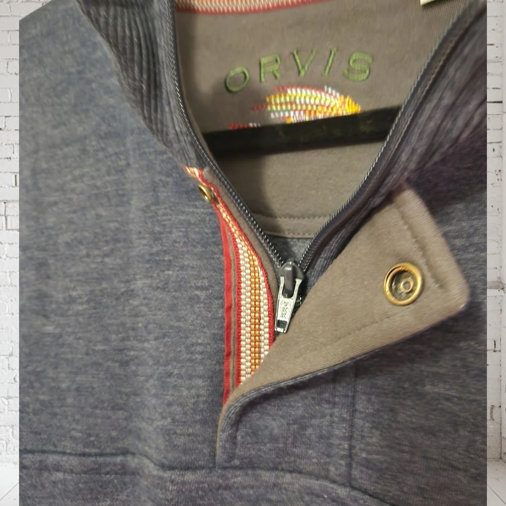 Men's Navy Sweater - Picture 6 of 8